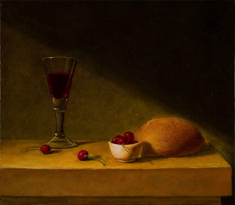 Still Life with Eucharist Symbols